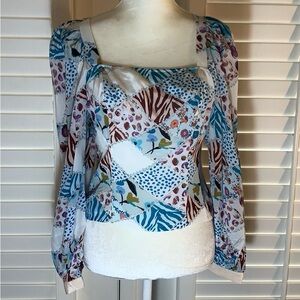 NWT ANTHROPOLOGIE Smocked Top